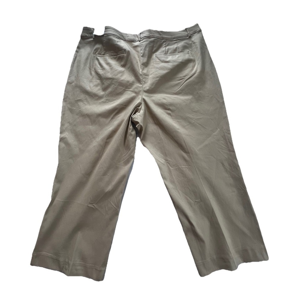 Lane Bryant Capri Pants Women's Size 26 NWT Beige Mid-Rise Stretch (136) - Picture 10 of 11